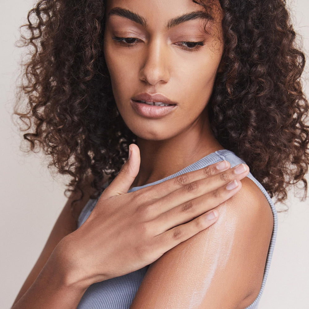 ALASTIN Skincare TransFORM texture closeup highlights creamy formula for daily body hydration.