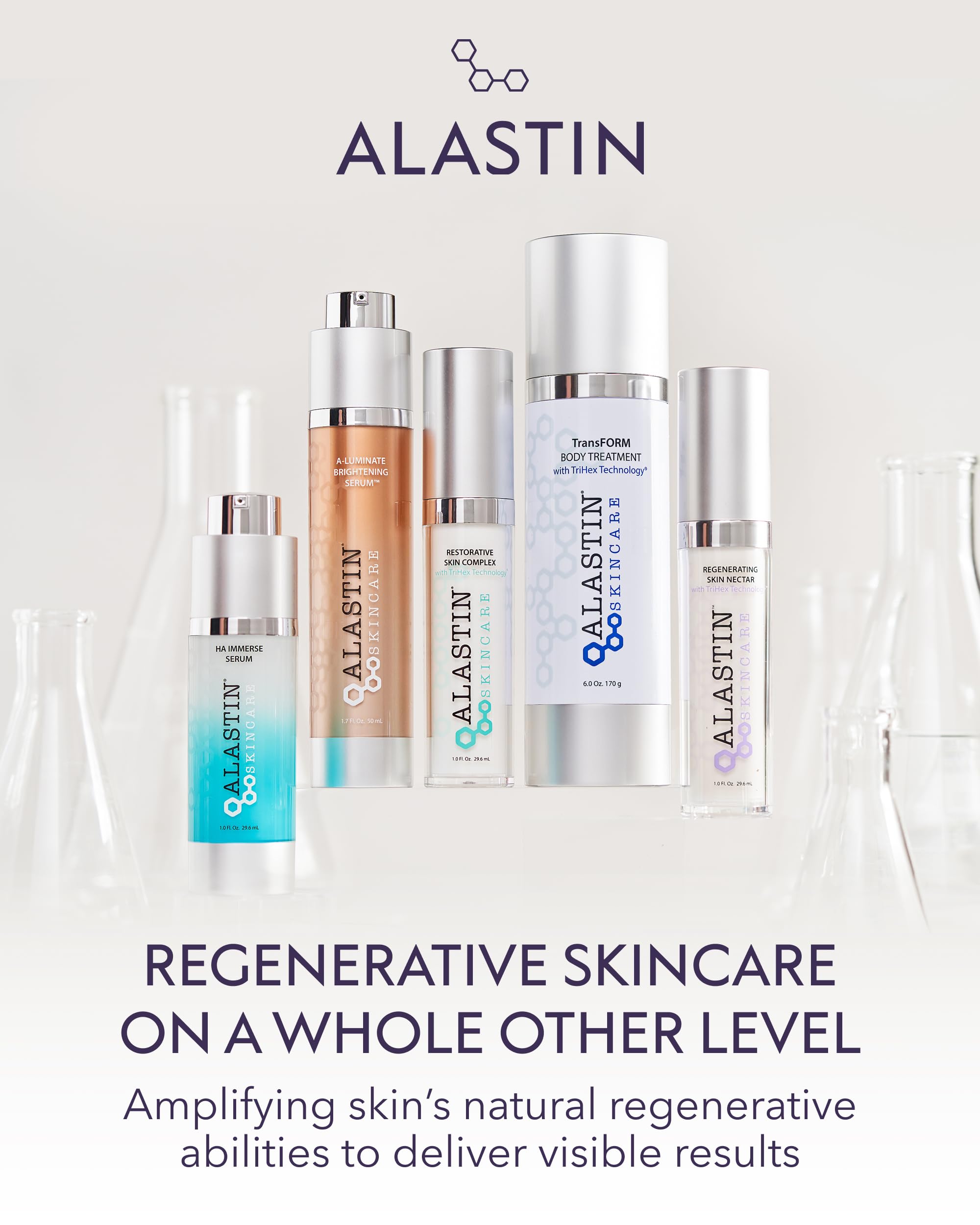 ALASTIN Ultra Nourishing Face Moisturizer application-scene demonstrates morning and evening skincare ritual.