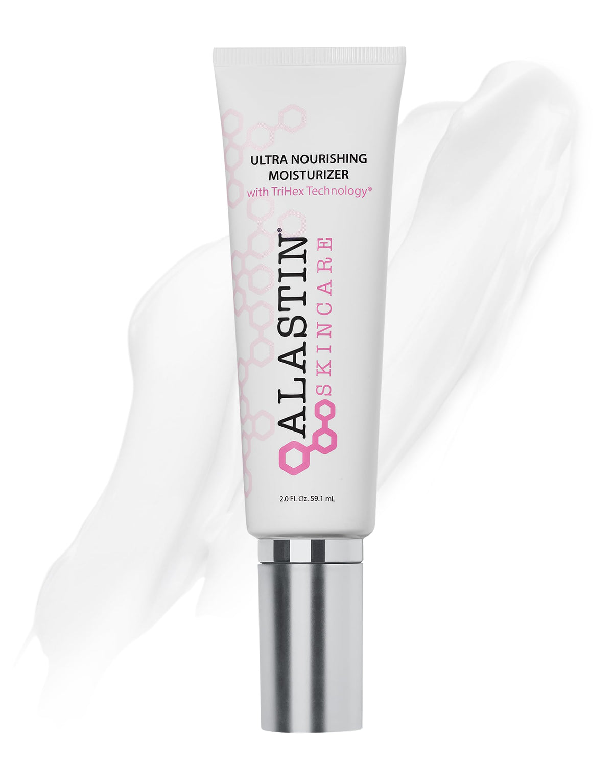 ALASTIN Ultra Nourishing Face Moisturizer pump-dispense delivers lightweight daily hydration.