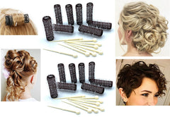 ALAZCO mesh-covered rollers offer smooth grip during styling.