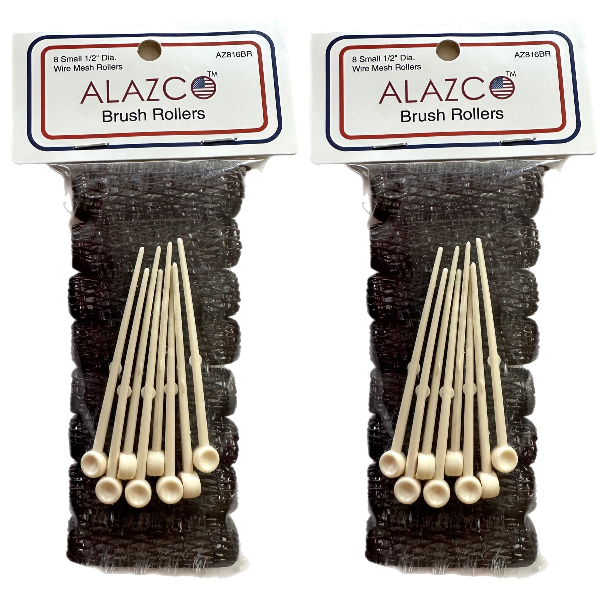 ALAZCO vintage-style hair rollers kit for classic curls and lasting volume.