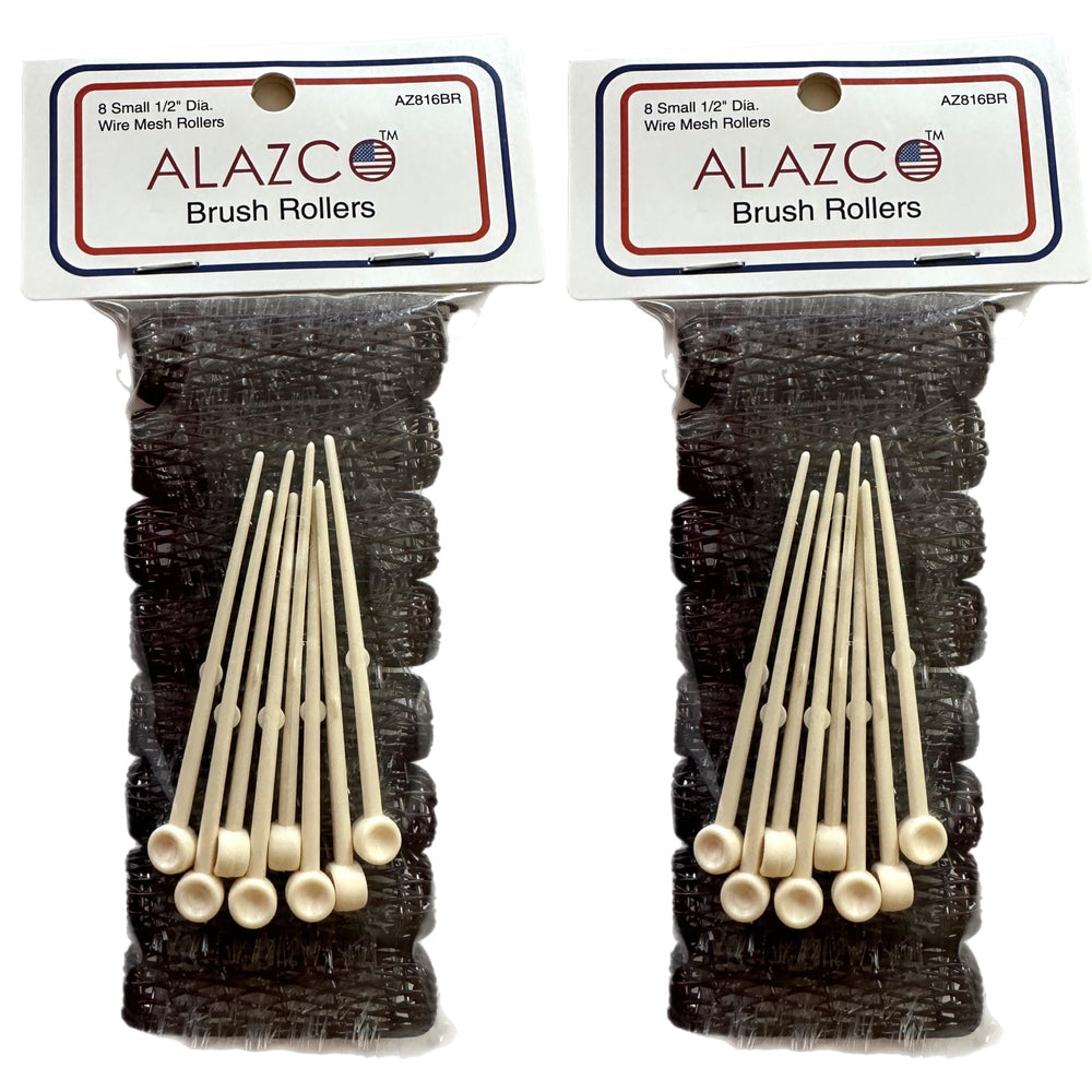 ALAZCO vintage-style hair rollers kit for classic curls and lasting volume.