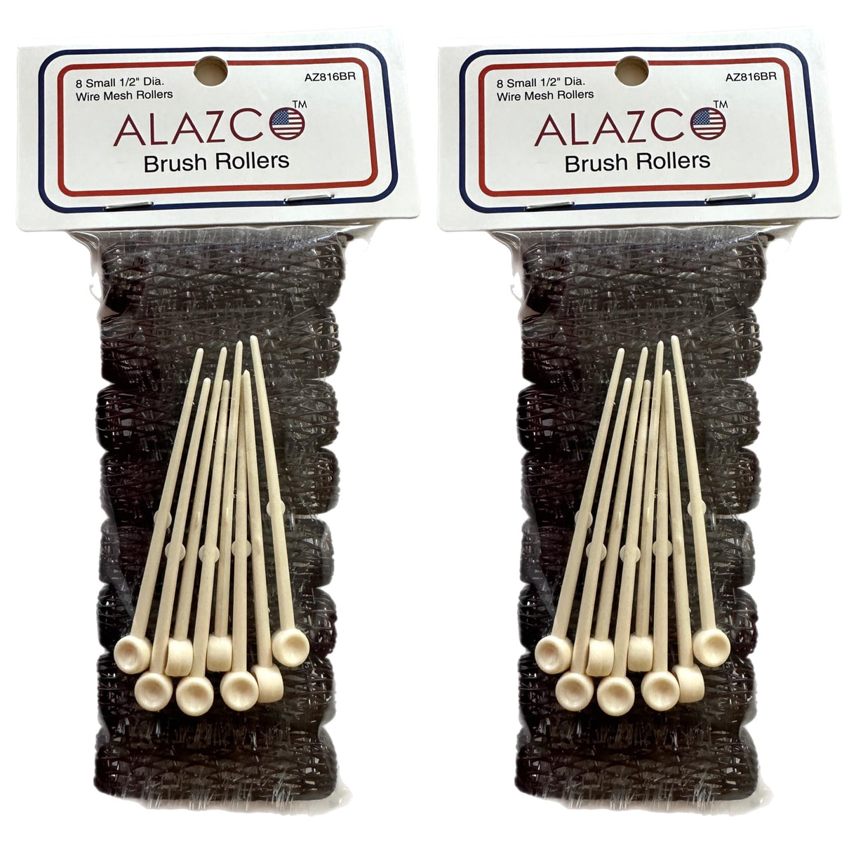 ALAZCO vintage-style hair rollers kit for classic curls and lasting volume.