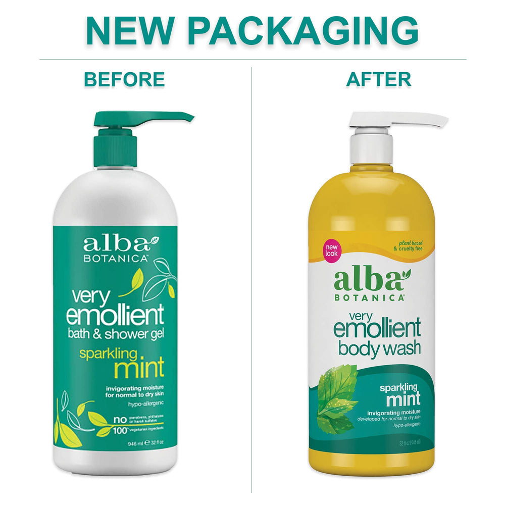 Alba Botanica 32-oz bottle ready for easy, value-packed shower routine