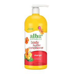 Alba Botanica Body Builder Mango conditioner bottle boosts lightweight volume