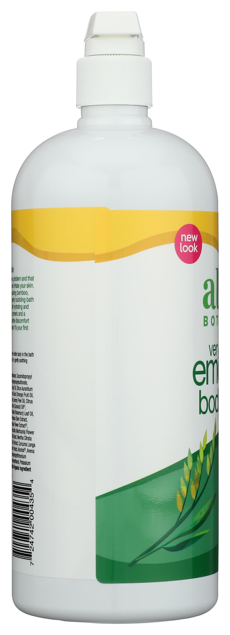 Creamy foamy lather from Alba Botanica bath gel in a shower scene