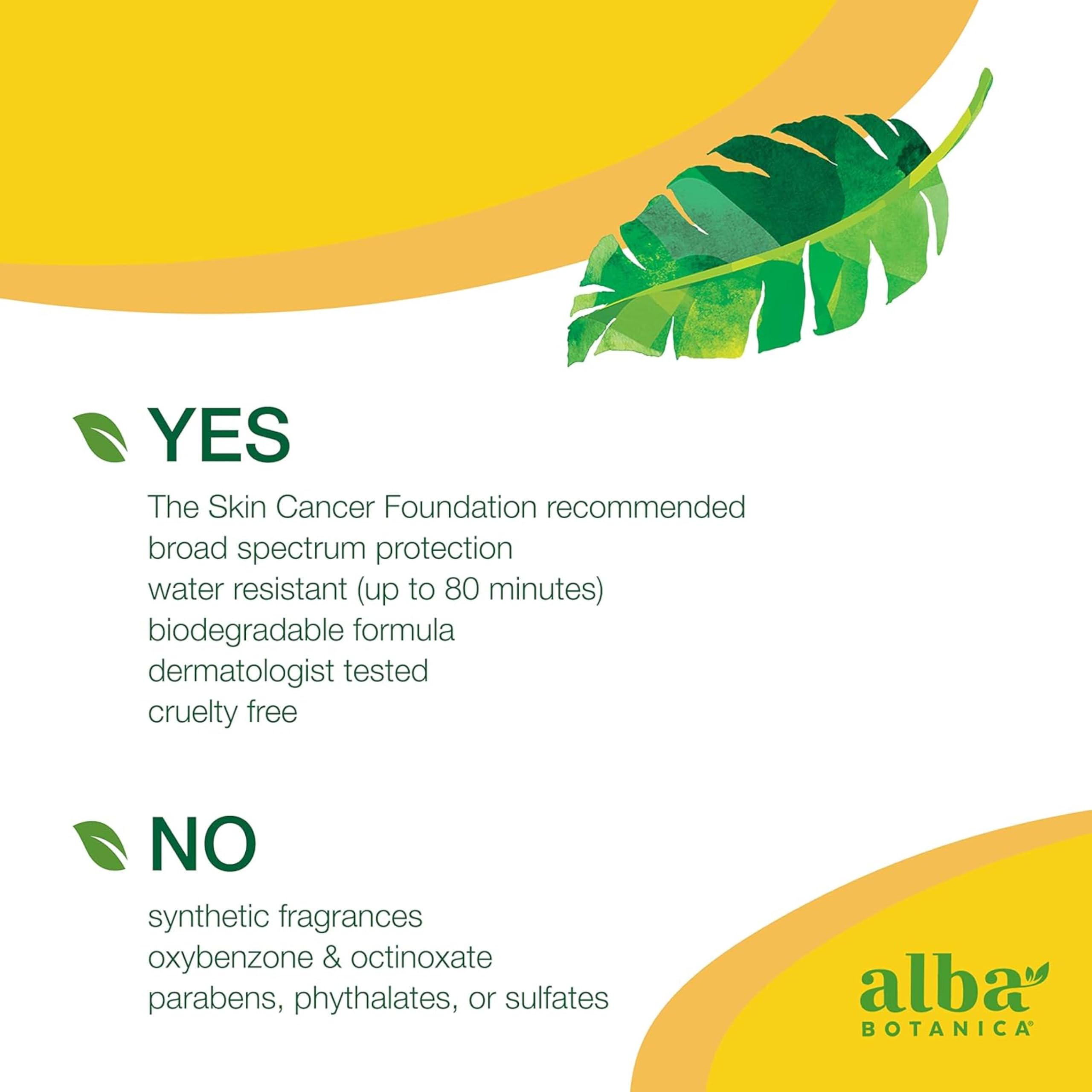 Alba Botanica Sensitive Sunscreen Spray fragrance-free formula with aloe and chamomile for sensitive skin
