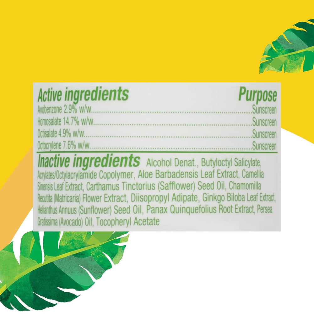 Alba Botanica Sensitive Sunscreen Spray water-resistant up to 80 minutes for outdoor activities