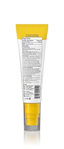 Alba Botanica sheer mineral sunscreen texture swatch shows light, non-greasy finish