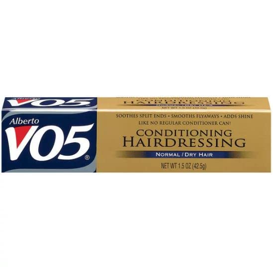 Alberto VO5 uses argan oil and aloe vera to moisturize dry hair.