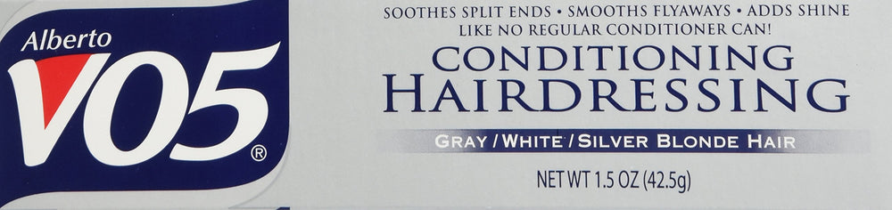 Applying Alberto VO5 Conditioning Hairdressing on hair to control frizz