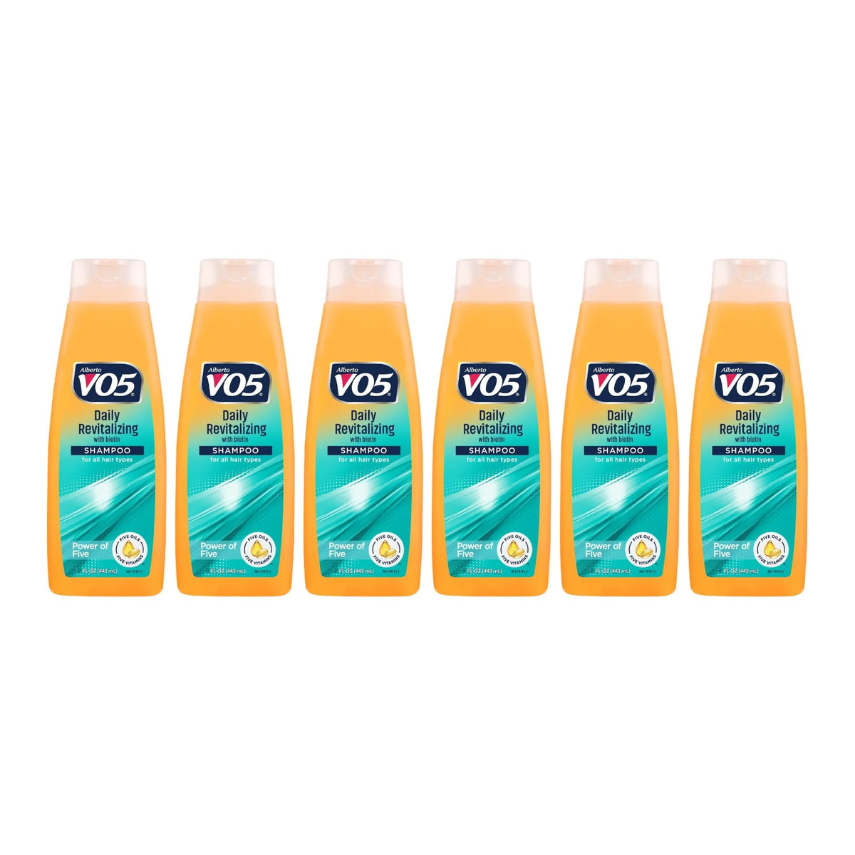 Alberto VO5 Daily Revitalizing Shampoo bottle front for daily cleansing and refreshment