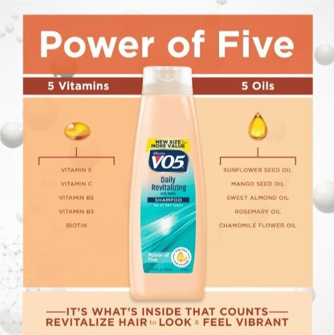 Lather action of Alberto VO5 Daily Revitalizing Shampoo demonstrates light, clean feel