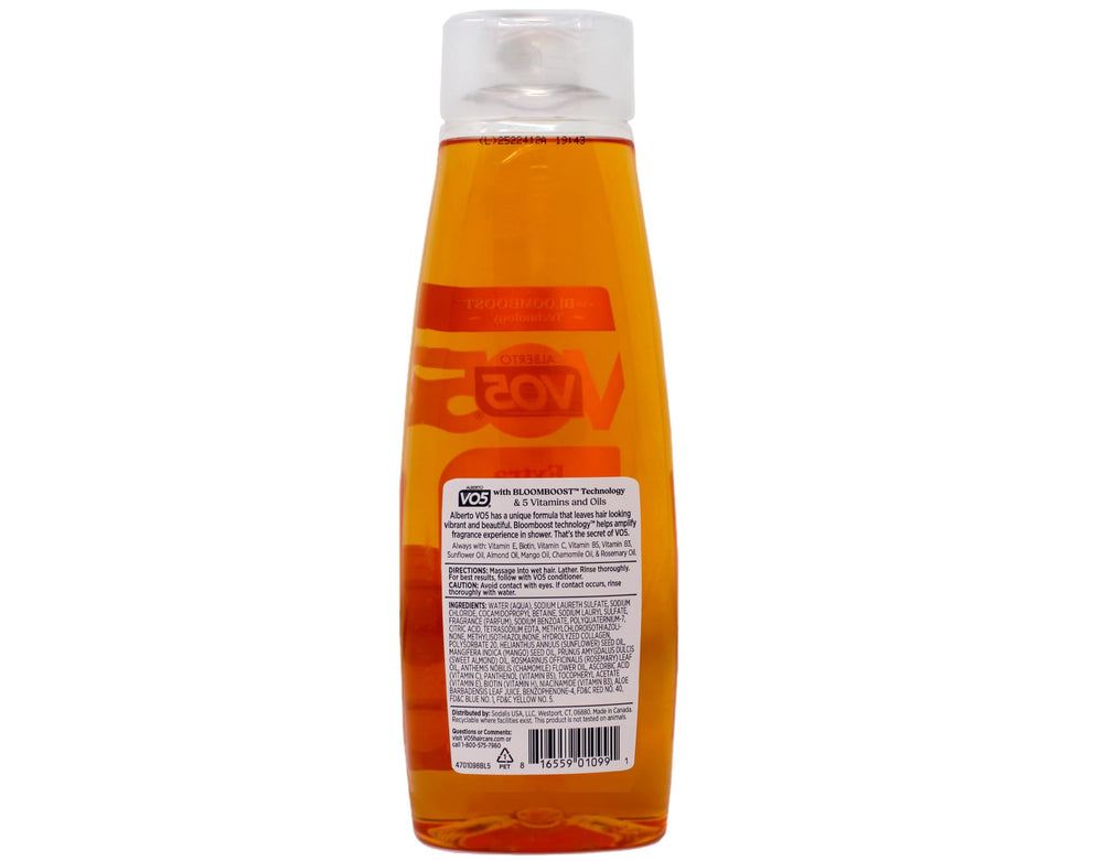 Shampoo lather from Alberto VO5 Extra Body shows cleansing and body.