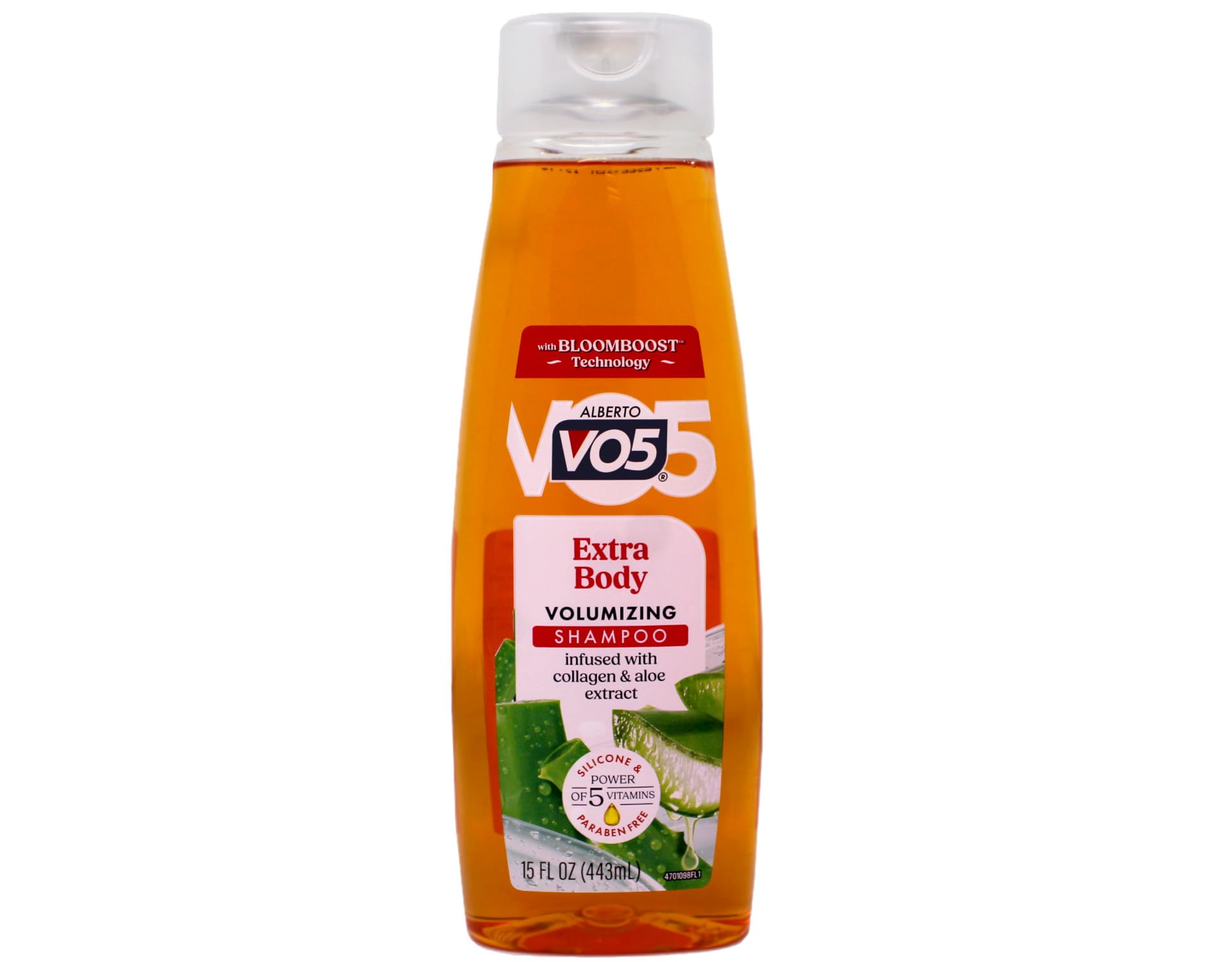 Alberto VO5 Extra Body Shampoo pack6 side view shows bundle value