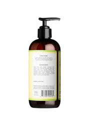 Aleavia lotion ingredients close-up highlighting plant-based prebiotics that support skin balance.