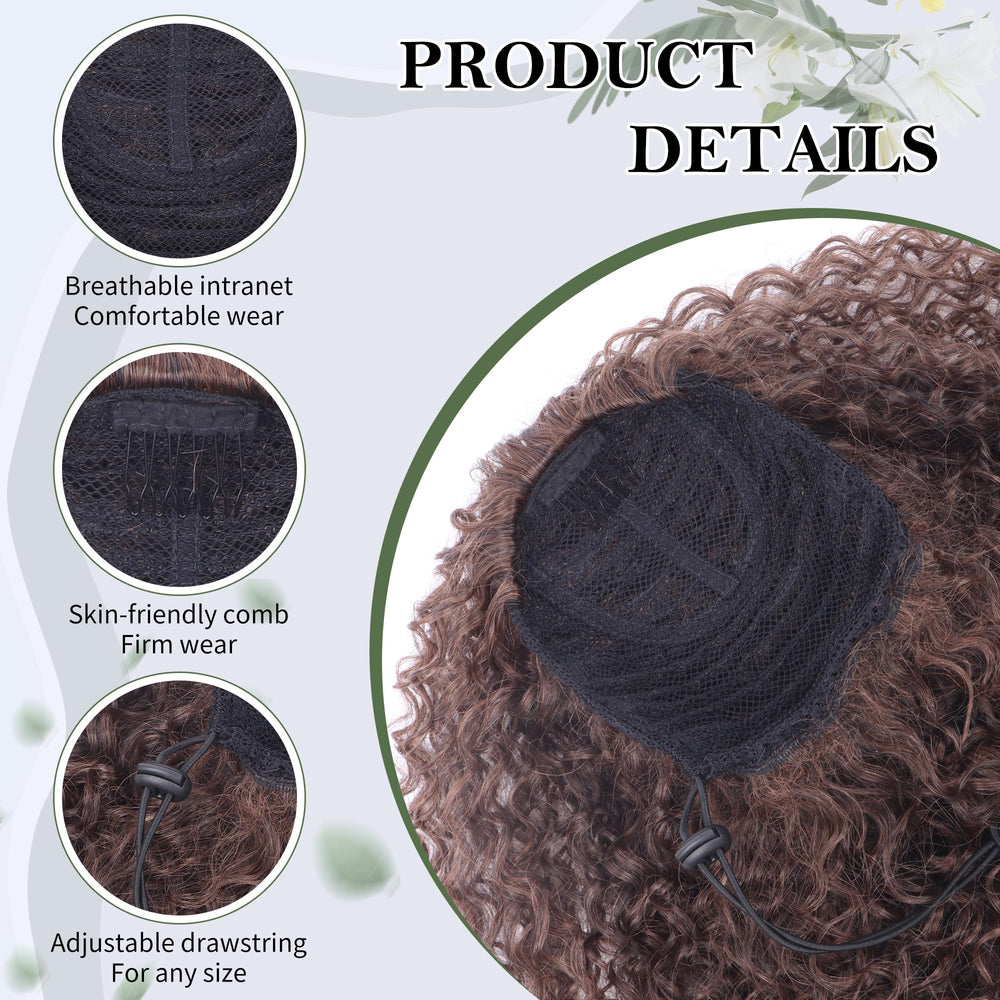 Alebery ponytail extension soft texture close-up showing smooth hair