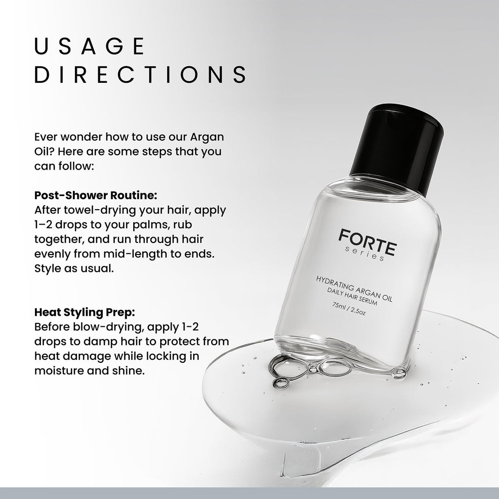 Alex Costa Hydrating Argan Oil has a luxurious scent and easy wash-out.