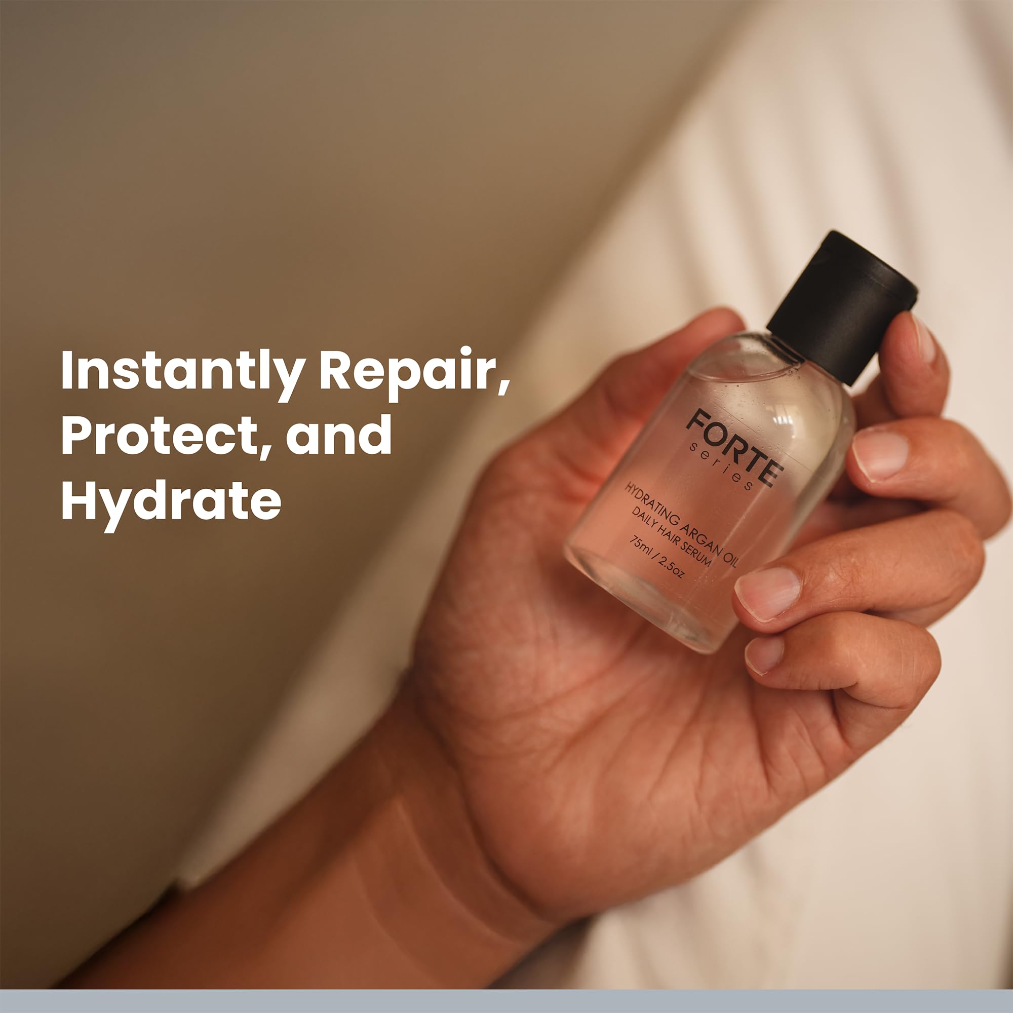 Alex Costa serum works as a daily conditioner for dry, damaged-looking hair.