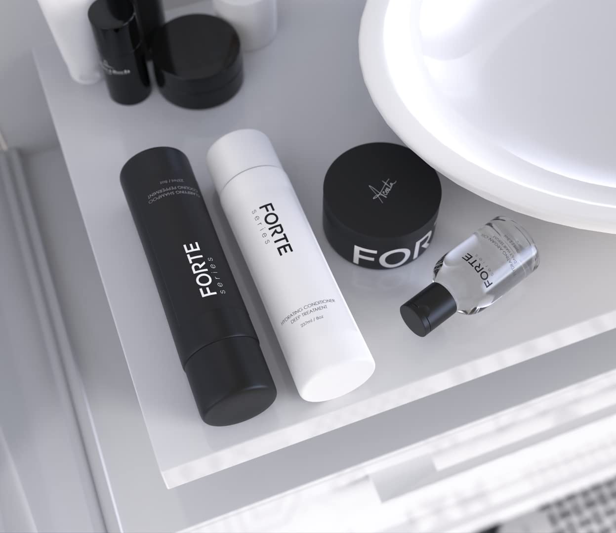 Alex Costa hydrating conditioner finish on hair with healthy shine