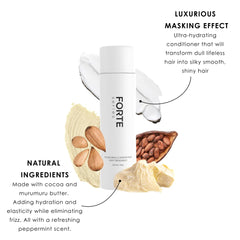 Forte Series texture swatch shows creamy formula for smooth application