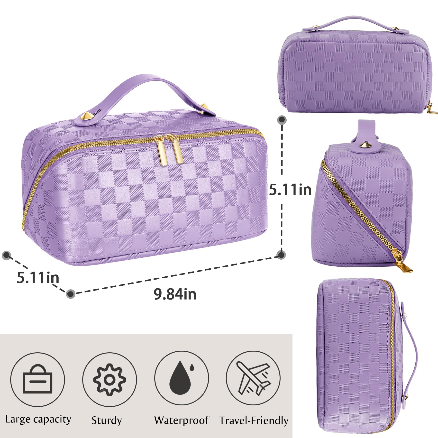 ALEXTINA 180-degree opening provides quick access to essentials during trips.