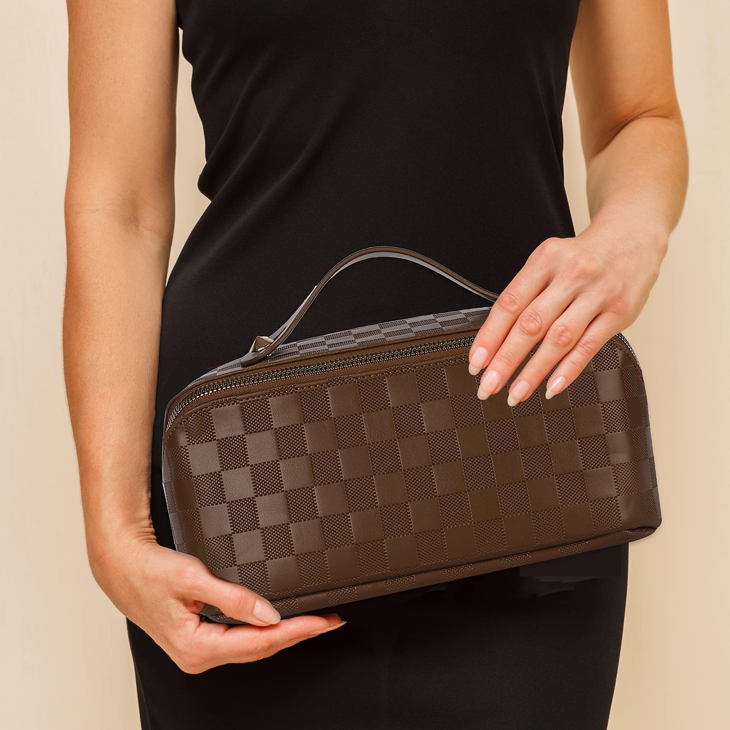 ALEXTINA dimensions 9.84 by 5.11 by 5.11 inches fit in luggage.