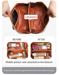 ALEXTINA 180-degree opening design provides lightning-fast access to all makeup essentials.