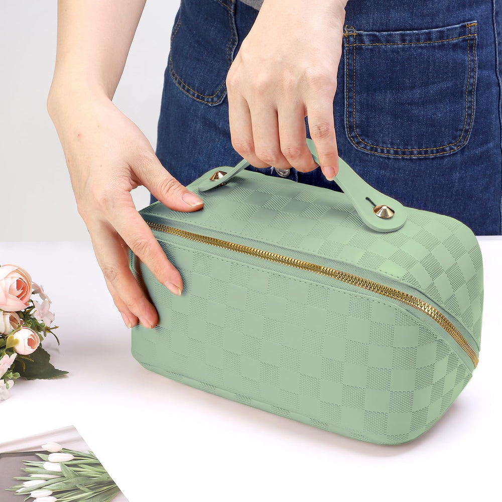 ALEXTINA bag in green color adds stylish travel convenience and versatility.
