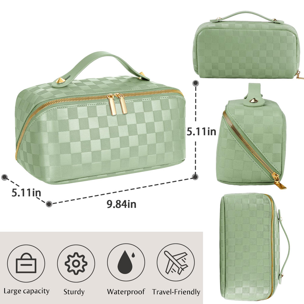 ALEXTINA bag features a middle pouch to separate items during travel.