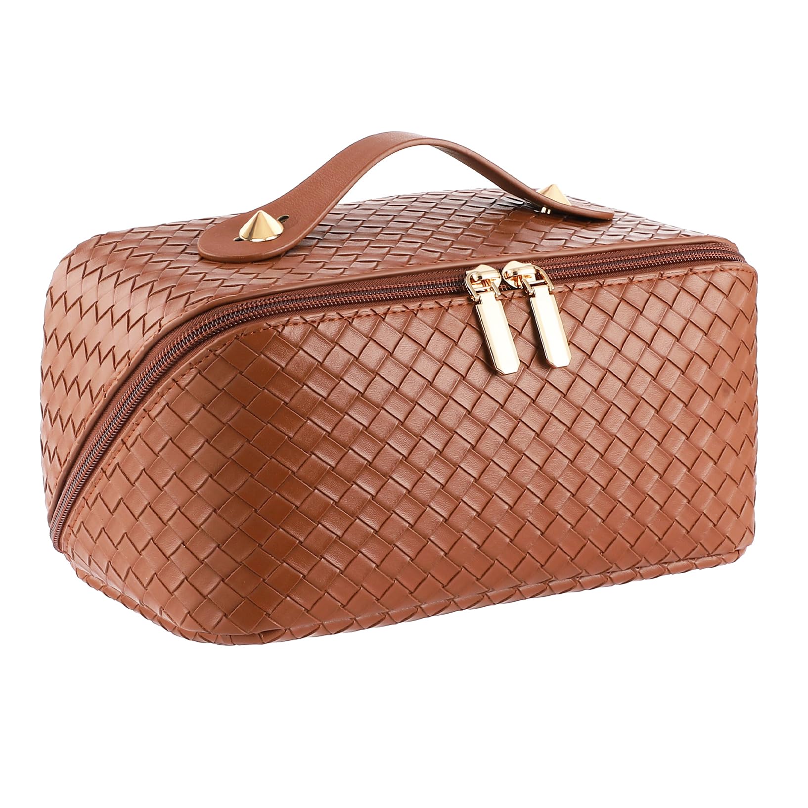 ALEXTINA waterproof PU leather material protects contents in damp conditions.