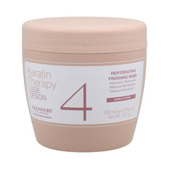 Alfaparf Milano Lisse Design Rehydrating Mask bottle delivers silky, frizz-controlled hair hydration.
