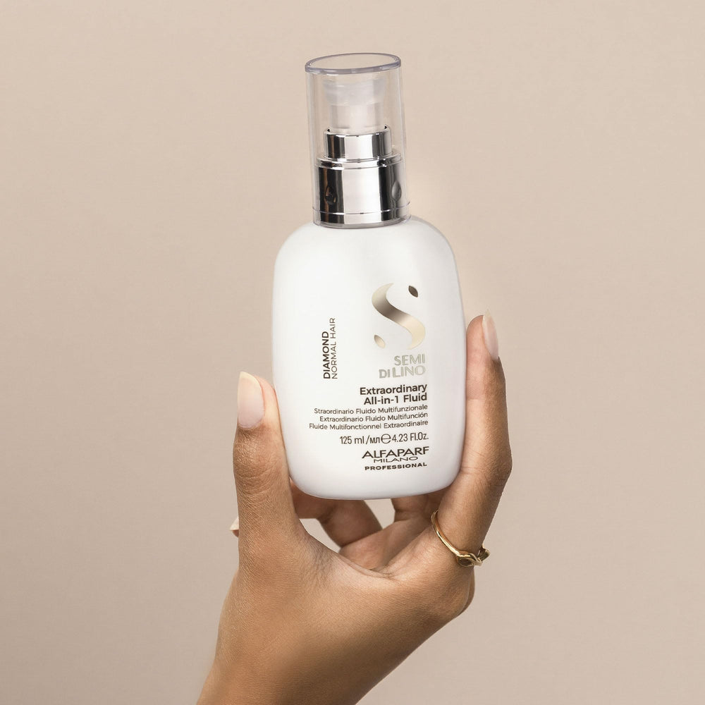 ALFAPARF MILANO Diamond bottle highlighting color protection benefits