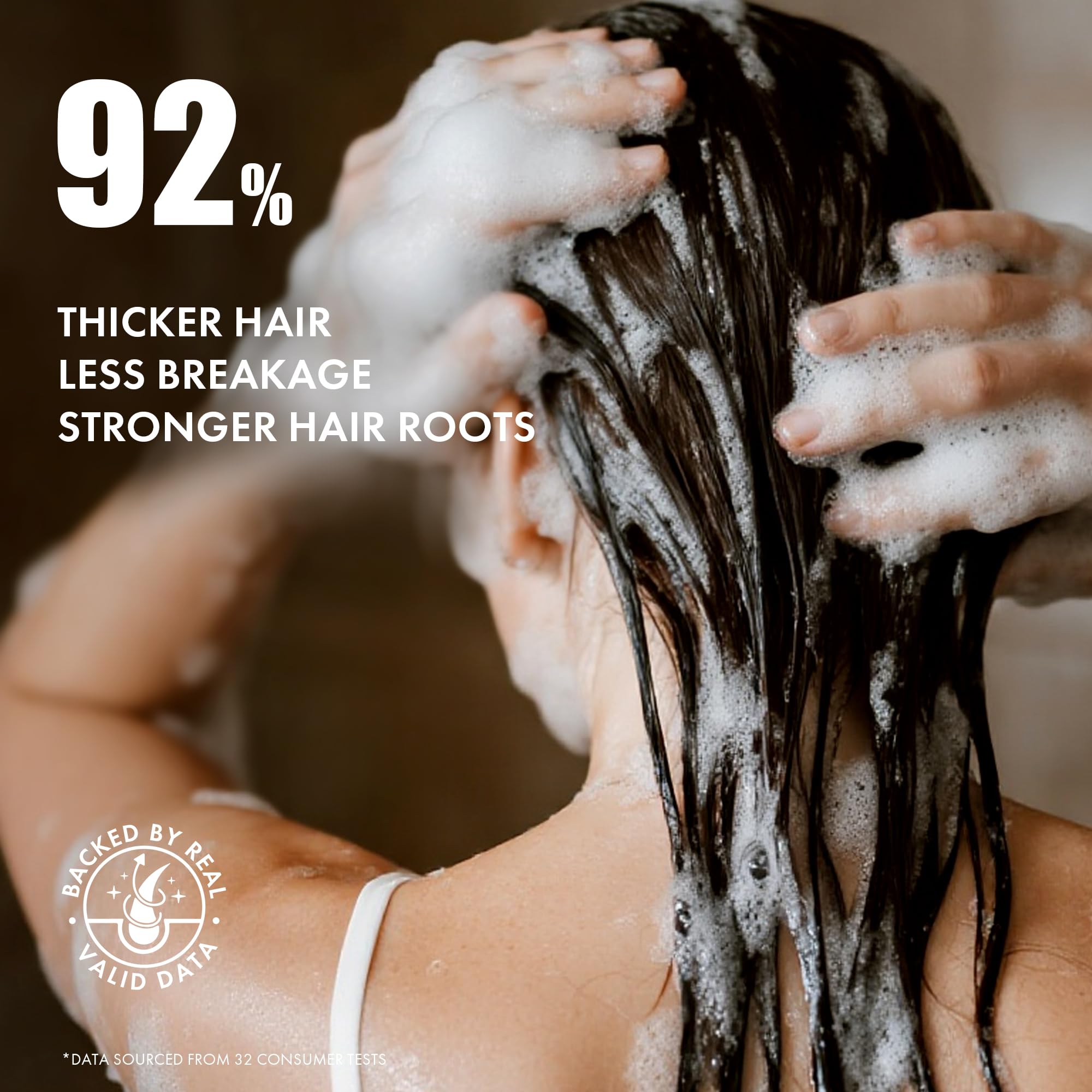 ALFHEIM Coffee+ Conditioner's creamy texture softens strands and adds bounce.