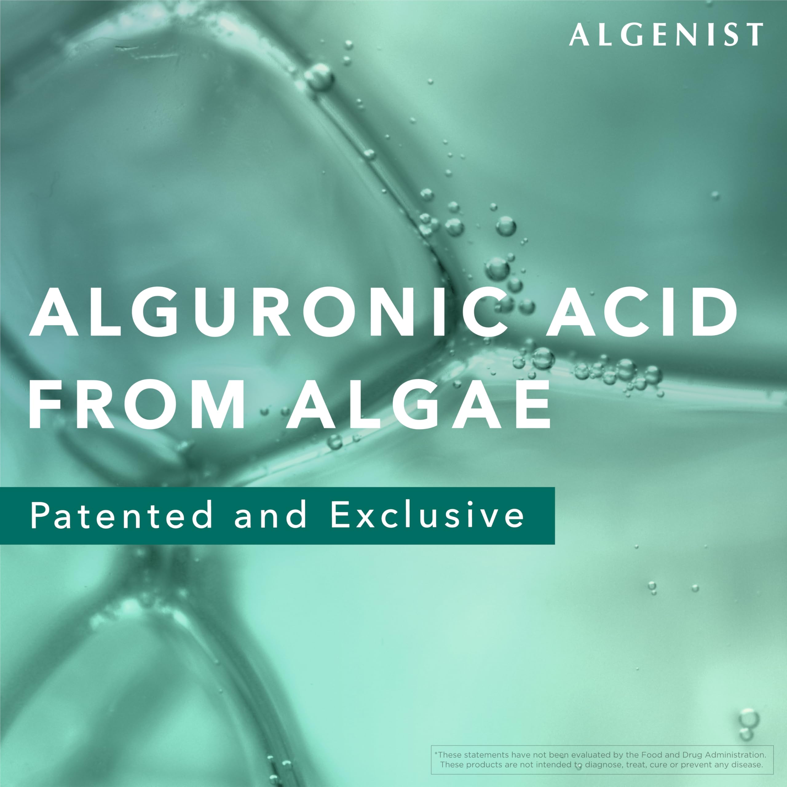 Algenist GENIUS Sleeping Collagen Night Cream packaging emphasizing sustainable skincare