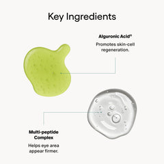 Algenist Power Recharging Night Pressed Serum jar closeup shows solid-to-serum texture for easy application