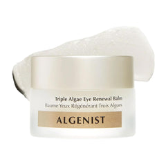 Algenist Triple Algae Eye Renewal Balm tube promotes smoother under-eye skin.