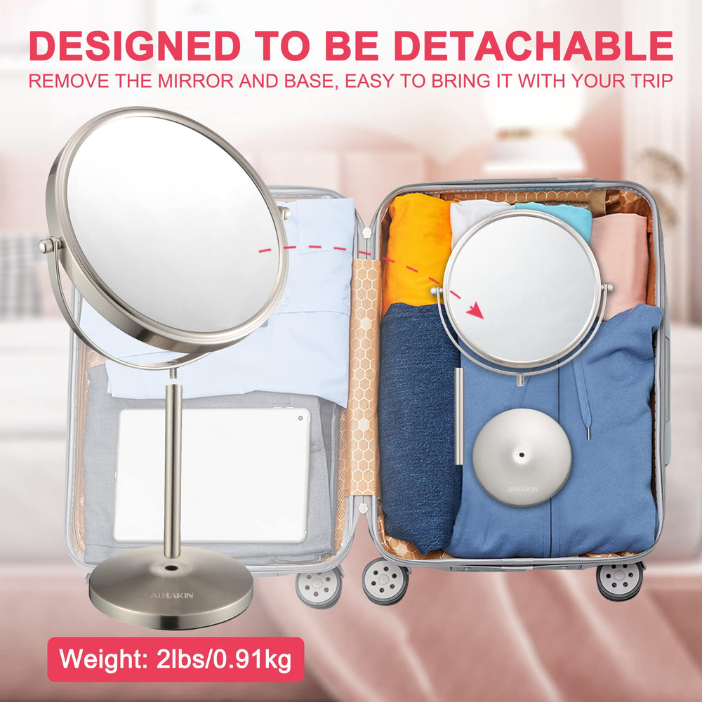 ALHAKIN anti-slip base keeps vanity steady during use