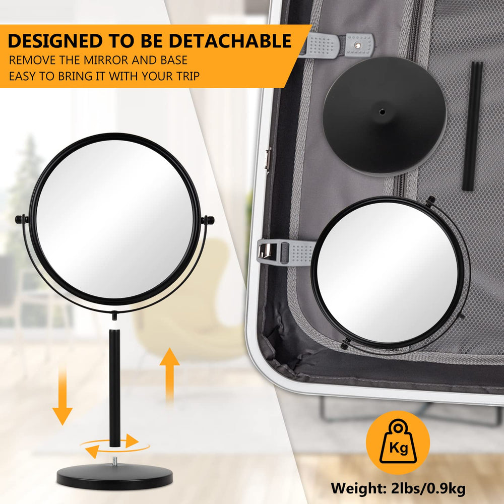 ALHAKIN versatile vanity mirror for bathroom, bedroom, or hotel setups.