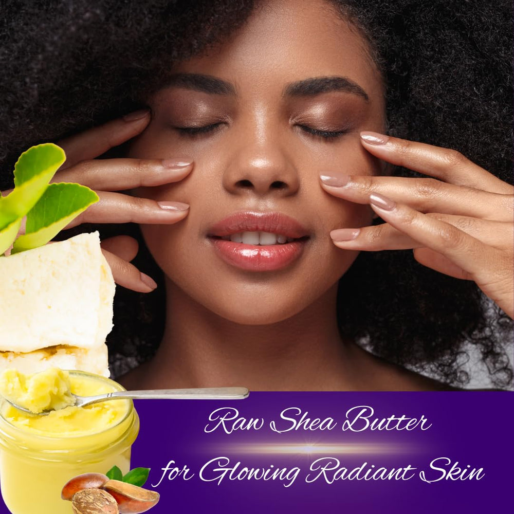AliBell's refined shea butter for hair application, smooth sheen