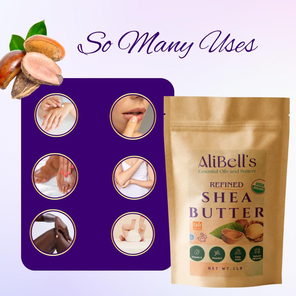 AliBell's refined shea butter soap base, unscented and creamy