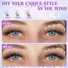 ALICE bond and seal lash glue bottle in-use benefit long-lasting hold