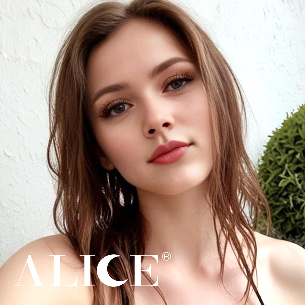 ALICE close-up showing DIY lash look, subtle to dramatic