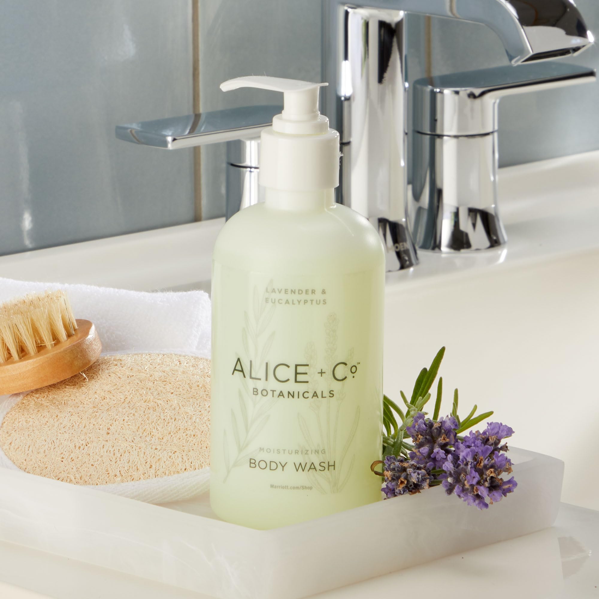 Alice + Co. Paraben-free label emphasizes gentle, natural formulation