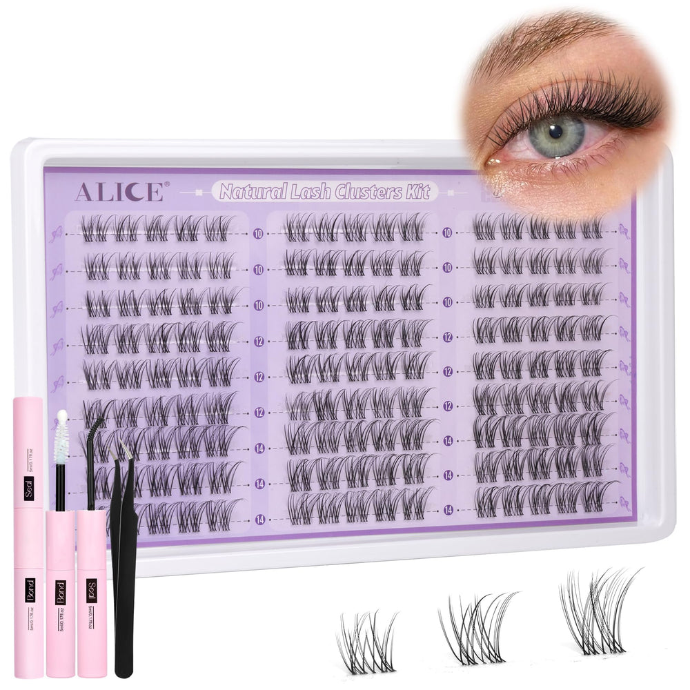 ALICE customizable glam: mix lengths to personalize your look.