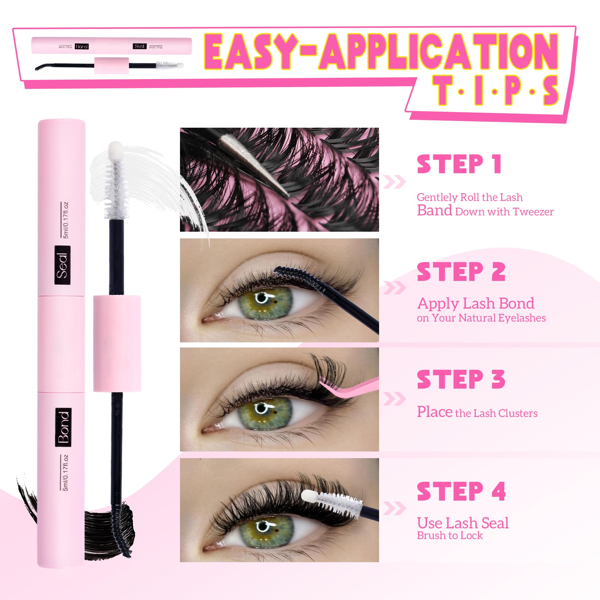 ALICE DIY Eyelash Kit full kit on dresser with tools