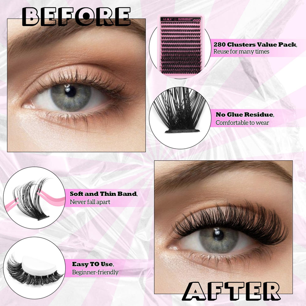 ALICE DIY Eyelash Kit lash bond and seal for long-lasting adhesion