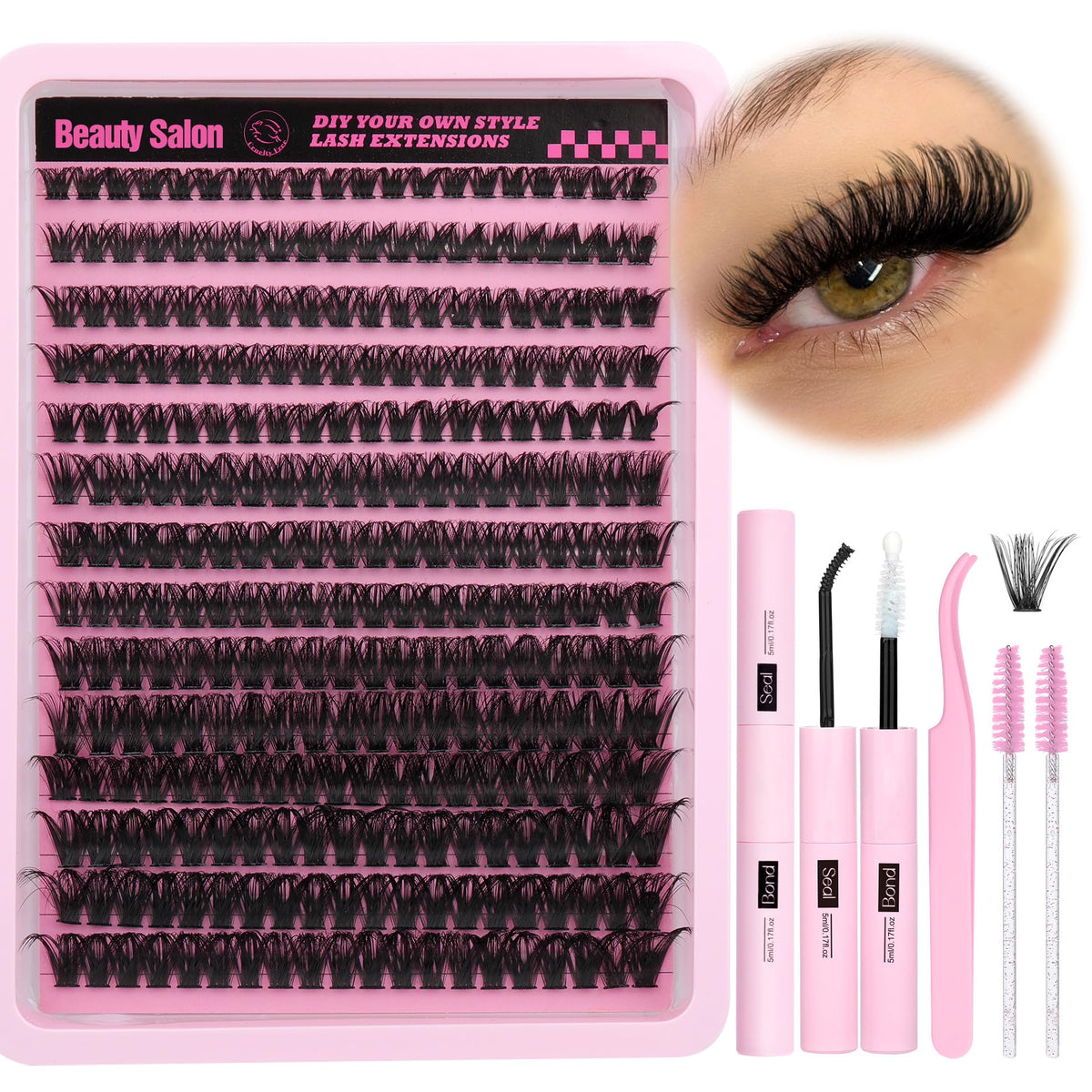 ALICE DIY Eyelash Kit packaging for convenient at-home lash routine