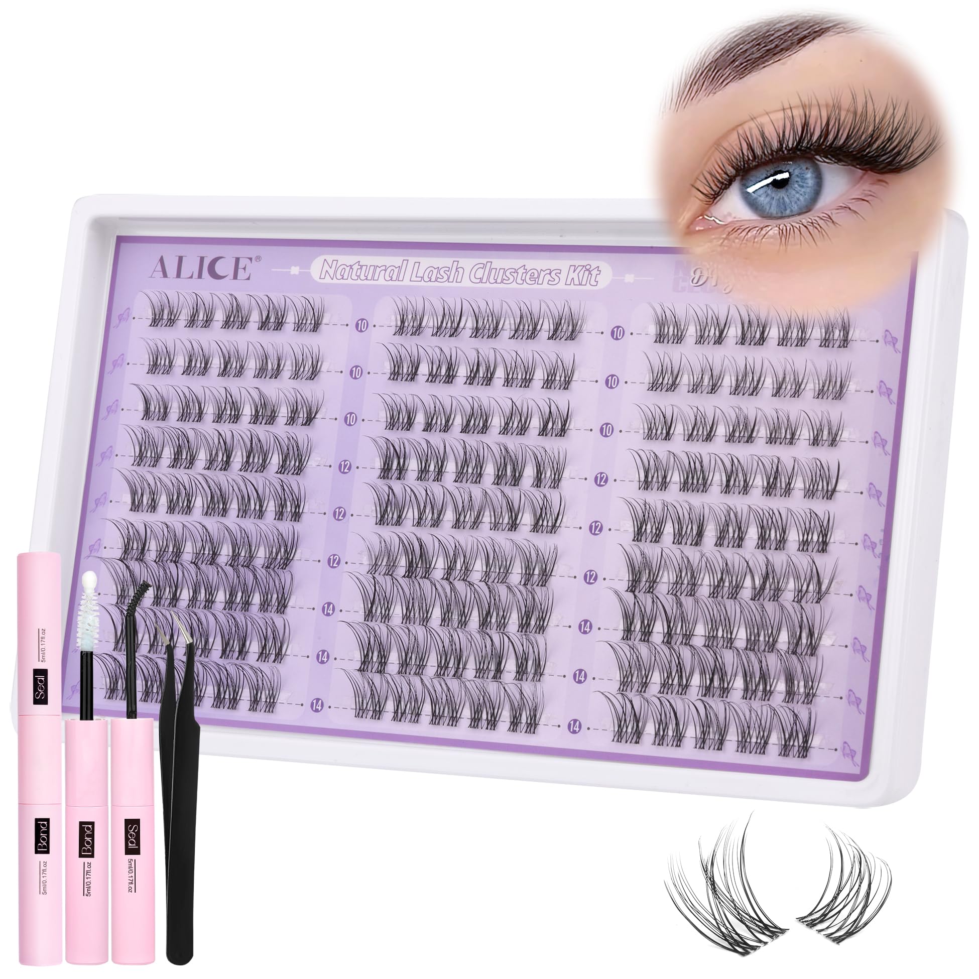 ALICE DIY lash-application at home for convenient routine.