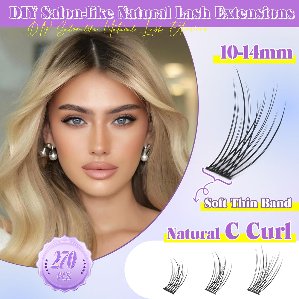ALICE DIY lash-extension-kit in-use scene for at-home transformation